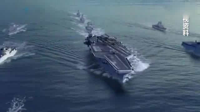 中国航母下水视频